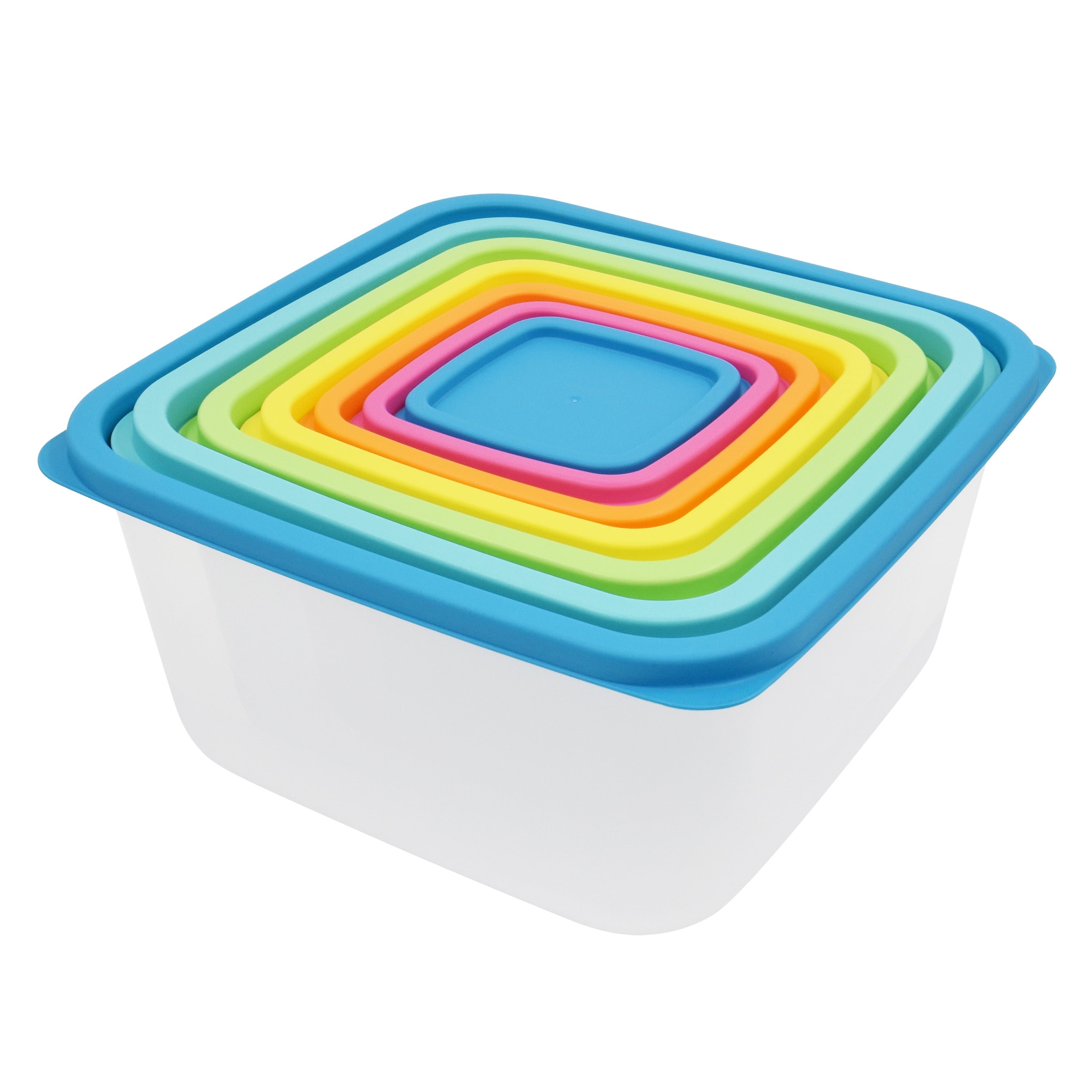 Rainbow Food Storage Set | Pantry jars for home goods stores