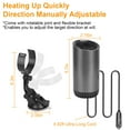 thumbnail image 2 of 12V 150W Portable Car Heater 2 In 1 Heating Cooling Fan Rotatable Demister Defroster with 4.92ft Cord, 2 of 11