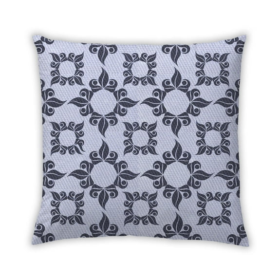 Ahgly Company Outdoor Square Contemporary Throw Pillow, 18 inch by 18 inch