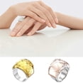 thumbnail image 2 of Anillo portátil Minnieouse Antioxidante Anticorrosivo Colorido Superficie de Vidrio Redonda Champán Talla 8, 2 of 6