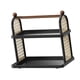 thumbnail image 1 of Soporte para tazas de café, organizador de cosméticos para baño, organización que ahorra espacio, multiusos Negro de 2 capas, 1 of 9