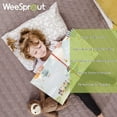 thumbnail image 2 of WeeSprout Mini Toddler Pillow for Kids Sleeping, Organic Cotton Shell & Pillowcase 18x13x3, 2 of 9