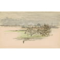 thumbnail image 3 of James Abbott McNeill Whistler 14x11 Black Modern Framed Museum Art Print Titled - Marsh in Zeeland (C. 1900), 3 of 5