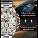thumbnail image 3 of Relojes De Calendario Impermeables Va Va Voom De Cuarzo Color Del Fondo Rose Black, 3 of 5