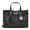 Black, variant on Women’s Carson Medium Logo Debossed Satchel (Powder Blush)