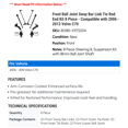 thumbnail image 2 of Front Ball Joint Sway Bar Link Tie Rod End Kit 8 Piece - Compatible with 2006 - 2013 Volvo C70 2007 2008 2009 2010 2011 2012, 2 of 2