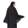 thumbnail image 4 of Colección Musulmana Hijab Khimar Pañuelo para Mujeres, Banderas de Estilo Largo en 12 Colores, Poliéster Suave para el Uso Diario Modesto, 4 of 9