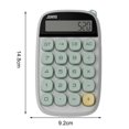thumbnail image 4 of YAOMOBB 15-degree Tilt Calculator Desktop Calculator Operated 10 Digits Large LCD Display Square Buttons Portable Student Finance Calculator, 4 of 7