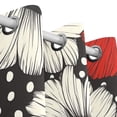 thumbnail image 3 of Red White and Yellow Daisies Blackout Curtains for Living Room Bedroom 55W x 72/84L Insulated Window Drapes 2 Panels, 3 of 6