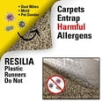 thumbnail image 3 of Resilia Deluxe Vinyl Floor Runner for Deep-Pile Carpet, 27" x 12", Clear, 3 of 3