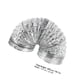 thumbnail image 2 of unbranded Tubería Telescópica De Aluminio Flexible Para Ventilación Doméstica Color Plata Para Cocina, 2 of 8