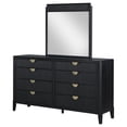 thumbnail image 4 of Brookmead 8-drawer Dresser with Mirror Black, 4 of 12