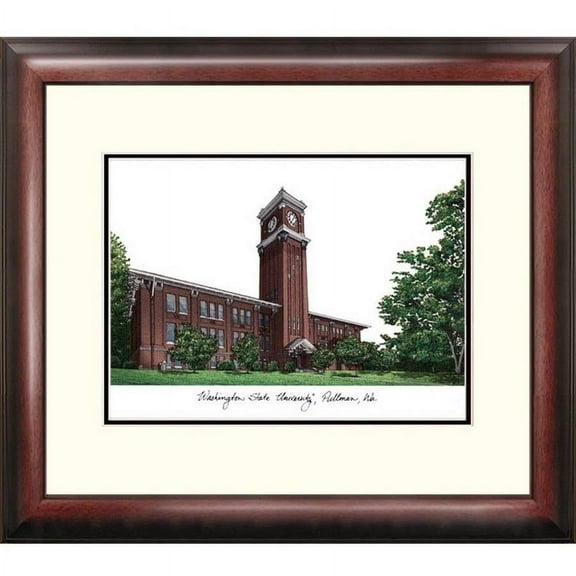 Washington State University Alumnus Framed Lithograph