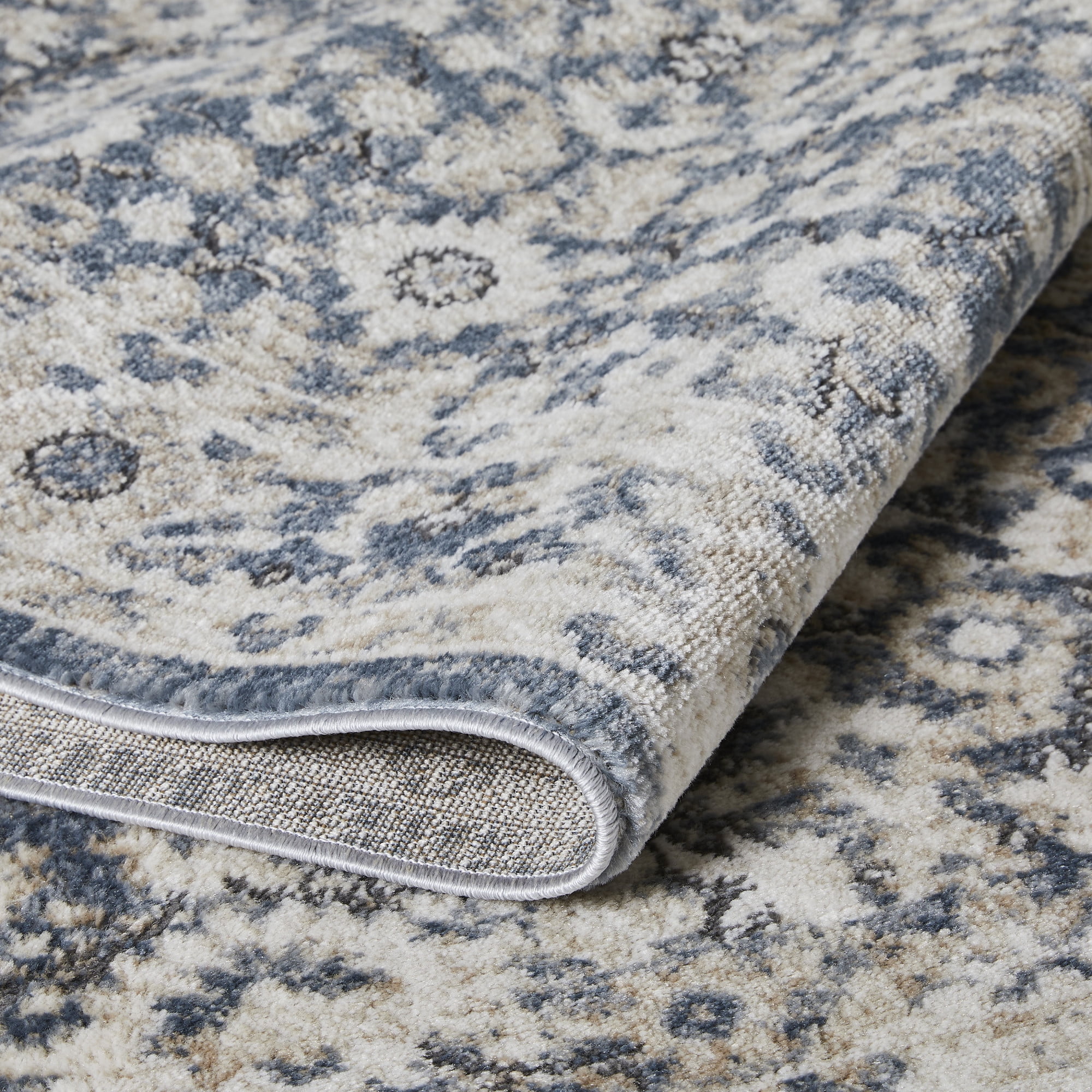 Loomaknoti Kehleigh Otindas 5' x 7' Blue Oriental Indoor Polypropylene Area rug