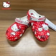 thumbnail image 1 of Miniso Sanrio Hello Kitty Sanrio Sandalias con agujeros Zapatillas Kt Sandalias de gato Kawaii Eva Anime Zapatos de playa para el hogar Zapatillas de verano Regalo para niños, 1 of 6