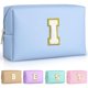 thumbnail image 1 of Bolsa de maquillaje TOPEAST Preppy de piel sintética impermeable - Azul cielo, 1 of 7
