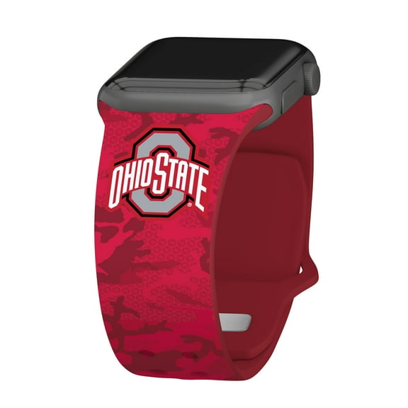 Buckeyes HD Camo Unisex Watch Band Compatible with Apple Watch, 38/40/41mm(42mm Series 10) Short by Affinity Bands