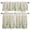 Beige, variant on 3 Piece Kitchen Curtains and Valances Set Spring Floral Cafe Curtains 24 Inch Length Daisy Summer Botanical Wildflower Black Plaid Valance & Tier Curtain for Living Room Bedroom 54"x18"+27"x24"*2