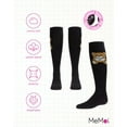 thumbnail image 6 of MeMoi  Be Happy Bear Knee High Socks - Girls - Female, 12, Black, 6 of 7