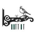 thumbnail image 1 of Colgador de plantas de pared de metal con silueta de animal multifuncional con tornillos para Pájaro, 1 of 9