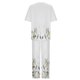 thumbnail image 5 of Puntoco moda mujer verano estampado cuello redondo Casual manga corta + pantalón conjunto liquidación Puntoco Puntoco-4090, 5 of 5