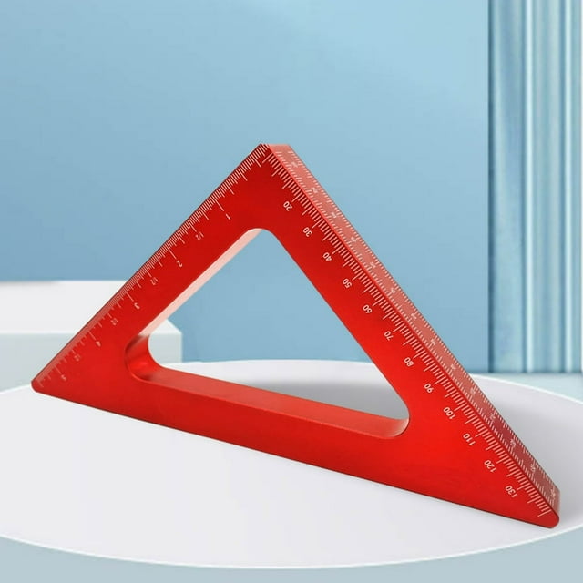 EIMELI Impérial Échelle Métrique Règle Carrée Règle Triangle Précision Outil de Bricolage de Travail du Bois