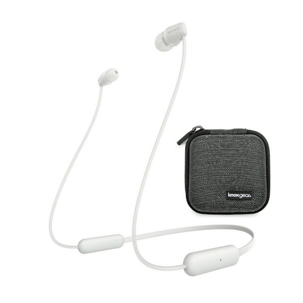 Sony Wi C0 Wireless Bluetooth In Ear Headphones White With Earphone Case Walmart Com Walmart Com