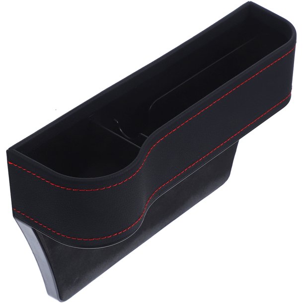 SKISUNO Caja De Almacenamiento Para Auto Material Duradero De Hueco En Asiento Negro