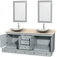 thumbnail image 2 of Wyndham Collection Wcv800080doyivm24 Acclaim 80" Double Vanity Cabinet Set, 2 of 7