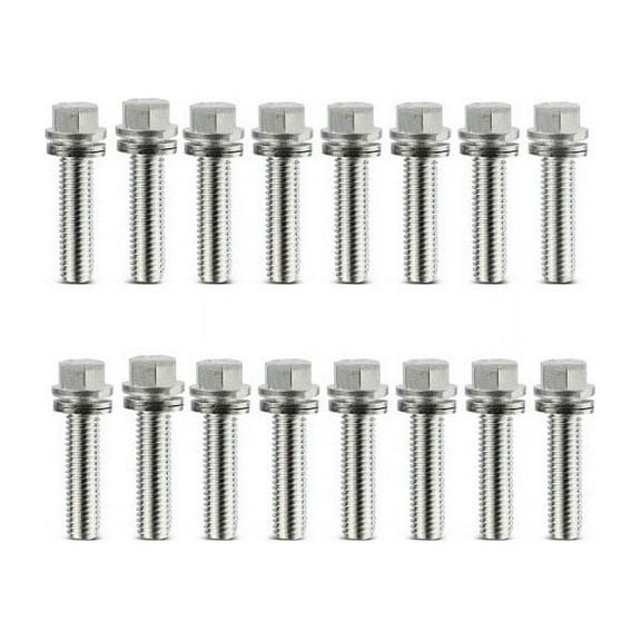 Proform 66825 Wedge-Locking Header Bolts, 1 Inch Long, Set of 16