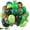 Green Black Brown, variant on 12 Inch Dusty Blue Olive Green Yellow Latex Balloons, Neutral Bee Themed Balloon Kit for Wedding Bridal Birthday Party Decor Supplies