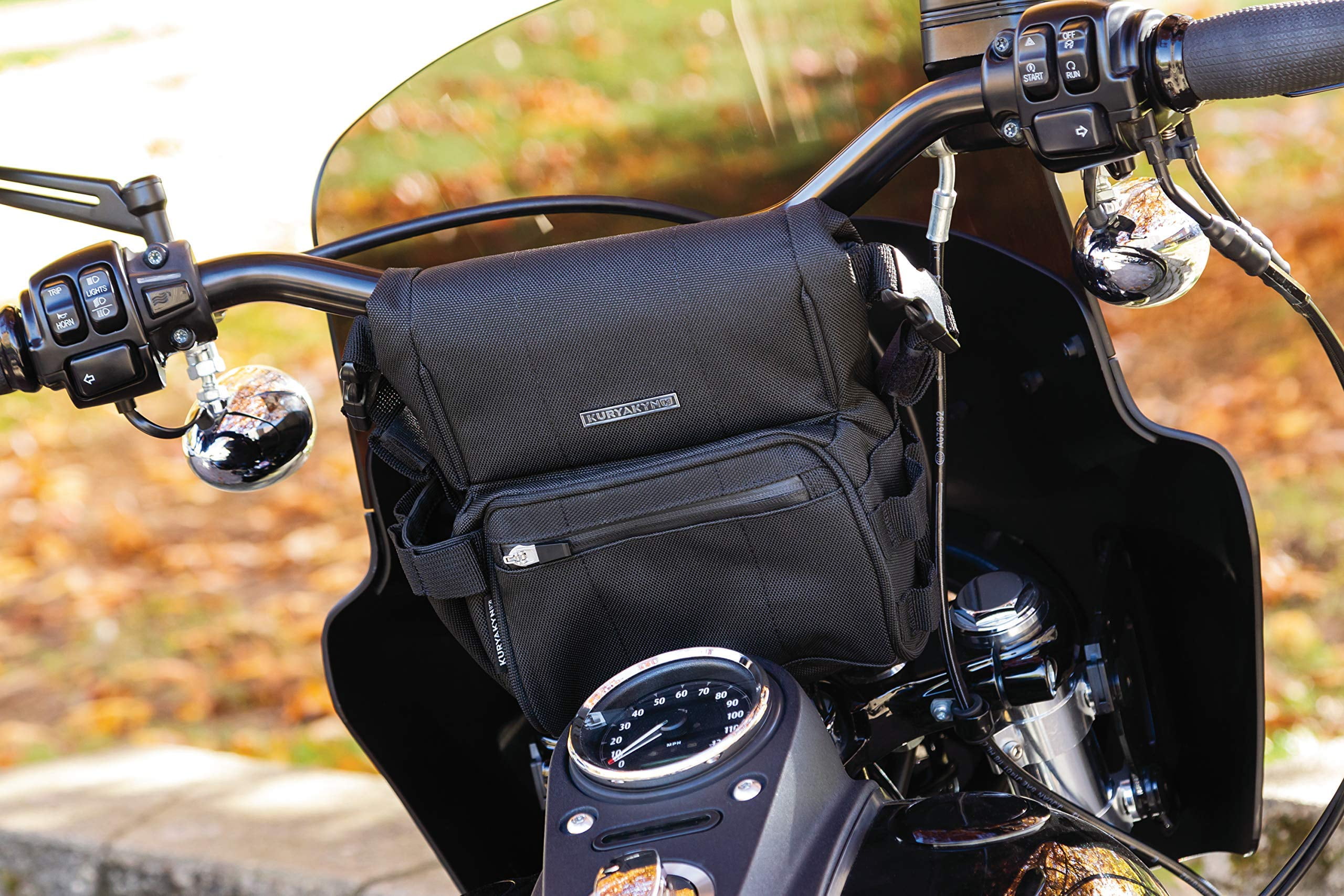 Kuryakyn 5219 Barrio Motorcycle Travel Luggage: Weather Resistant Roll Top