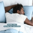 thumbnail image 5 of Bare Home Pillow Sham Set - Premium 1800 Collection - Double Brushed - Standard, Light Blue, 5 of 9