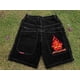 thumbnail image 1 of JNCO Pantalones cortos Y2K Hip Hop 2023 Harajuku gótico bolsillo pantalones vaqueros sueltos pantalones cortos hombres, 1 of 5