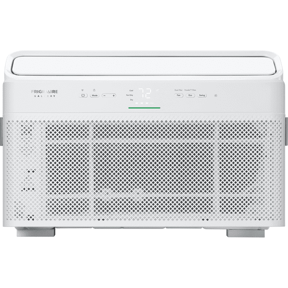 Frigidaire Gallery 8,000 BTU Inverter Window Air Conditioner with Wi-Fi (Energy Star), 350 Sq. Ft., Smart App, 3-Speeds, White, GHWW085TE1