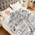 thumbnail image 6 of Bereavement Gifts Sympathy Gift Memorial Gifts - in Memory of Loved One Gifts, Condolences Gift, in Loving Memory Blankets, Memorial Gifts for Loss of Mother/Father/Pet Throw Blankets 60" x 50", 6 of 6