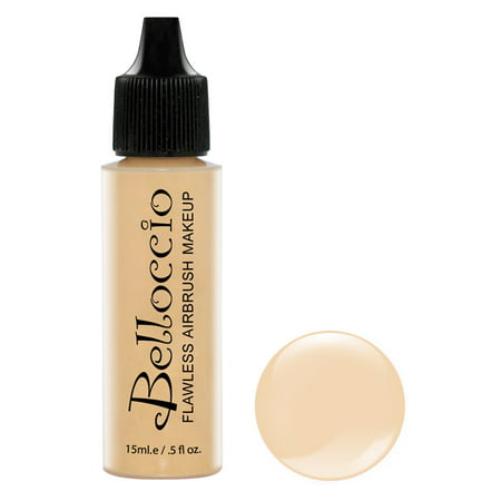 New Belloccio Pro Airbrush Makeup BUFF SHADE FOUNDATION Flawless Face (Best Cheap Airbrush Makeup)