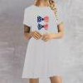 thumbnail image 1 of RT5YKing Femmes Mode Casual Printemps Été Indépendance Jour Manches Courtes Col Rond Robes de Soirée pour les Femmes 2023, 1 of 5