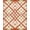 Rust Terracotta Ivory, Pattern 2, variant on Design&I 2'x3' Washable Accent Rug Checkered Neutral Terracotta Beige Geometric Plaid Boho Tan Orange for Kitchen, Pet Station, Friendly & Non-Slip Built-In Grip