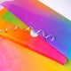 thumbnail image 2 of Papel de seda MR FIVE, 40 hojas, rojo degradado, morado, verde y azul, 2 of 7