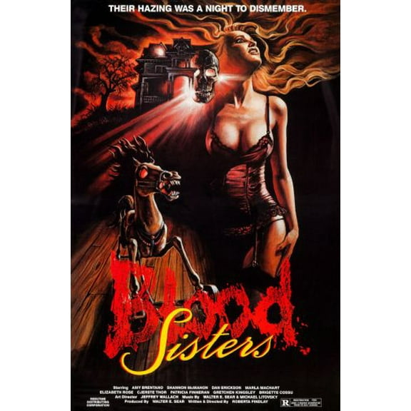 Blood Sisters Movie Poster Giclee Print Reprint 27inx40in for any room 27x40 Square Adults Best Posters