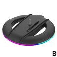 thumbnail image 1 of For PS5 Pro Multi-functional Cooling Base Grip Charge Base with RGB Light Rings, 1 of 1