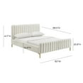 thumbnail image 2 of TOV Furniture Angela Cream Bed in UK Super King, 2 of 6