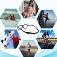 thumbnail image 5 of Correa para gafas deportivas, 3 correas para gafas de sol, bandas ajustables antideslizantes para soporte de gafas para niños, hombres y mujeres, 5 of 5