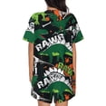 thumbnail image 3 of Xecao Dinosaur Skeleton print Swimsuit for women, Summer-ready, sporty style.Quick-dry fabric. Many sizes & colors., 3 of 9
