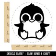 thumbnail image 2 of Precious Kawaii Chibi Baby Penguin Sitting Rubber Stamp for Scrapbooking Crafting Stamping - Large 1-1/4 Inch, 2 of 7