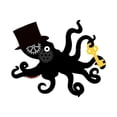 thumbnail image 3 of CafePress - Steampunk Octopus Pajamas - Women's Light Pajamas, 3 of 4