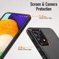 thumbnail image 3 of Dual Layer Samsung Galaxy A52 5G Case, Tough Durable Designed Anti-Fingerprint Shockproof A52 4G Phone Case, Heavy Duty Protection Cover for Galaxy A52s 5G 6.5", Black, 3 of 13