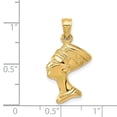thumbnail image 5 of 14K Gold 3D Queen Nefertiti Charm Eygptian Pendant, 5 of 5