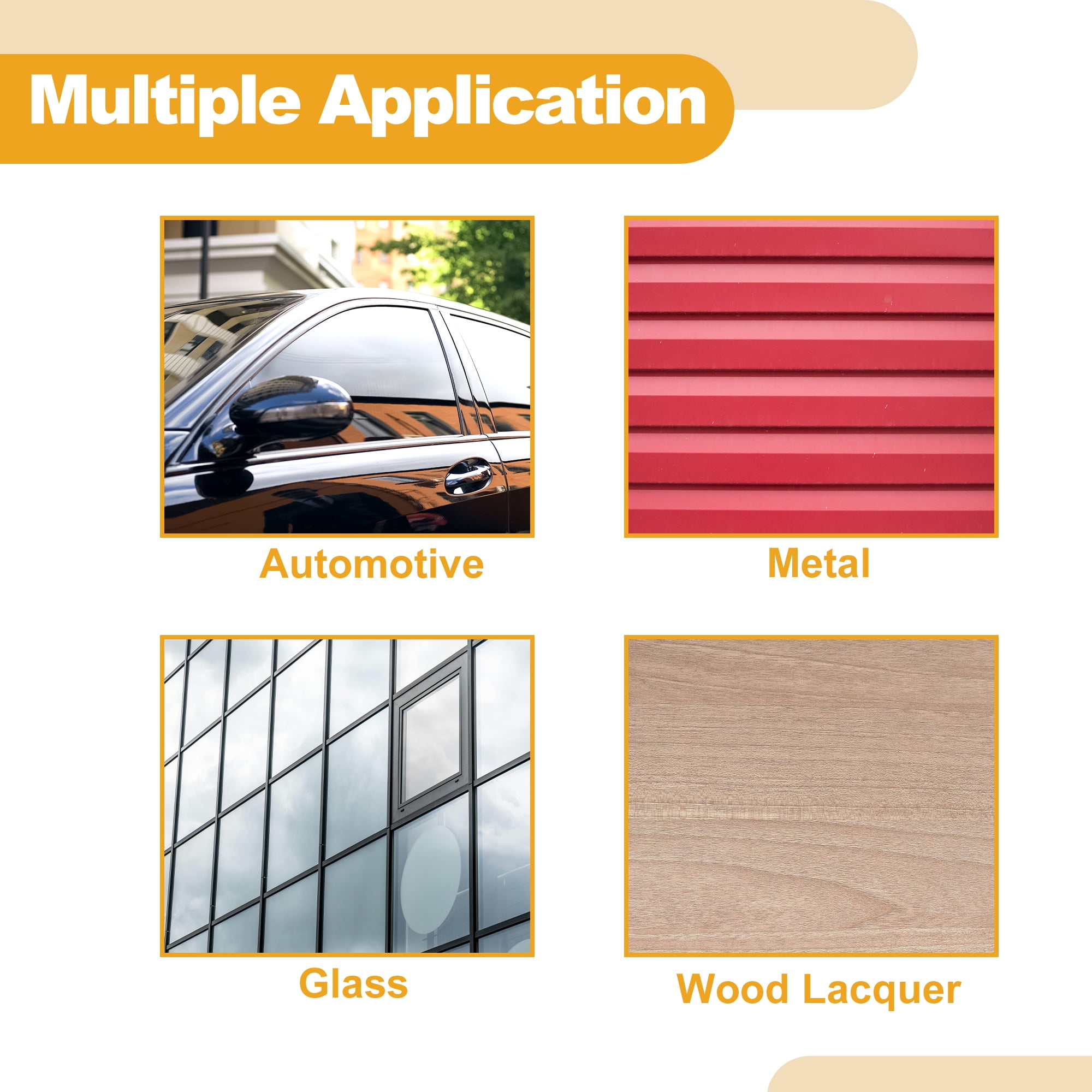 6Pcs 12.5cm Universal Microfiber Polishing Buffing Pad Auto Woolen Buffing Waxing Pad Car Polisher Buffer Drill Attachment Tangerine